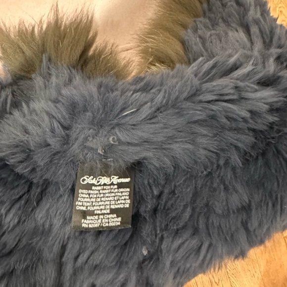 Saks Fifth Ave Rabbit & Fox Fur Vest - Picture 5 of 5